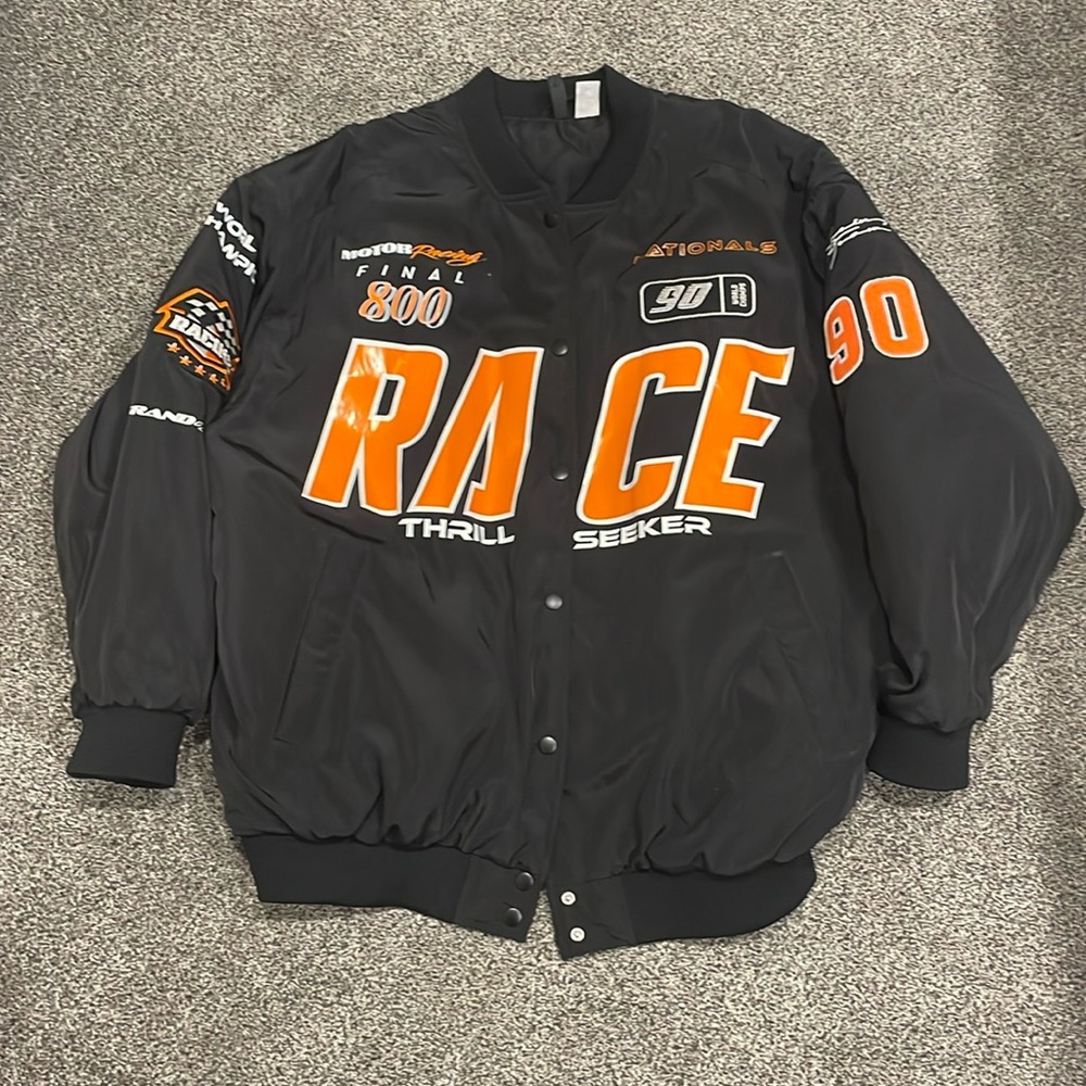 Puffer racing jacket